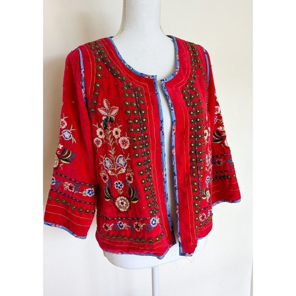 BNWT Ruby Yaya Red Velvet Senorita Jacket Size XS Suit 6-8 - Picture 2 of 10